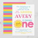 Search for little sunshine birthday invitations Summer