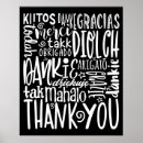 Recherche de multilingue posters Merci