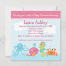 Search for sea life baby shower invitations Octopus
