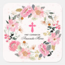 Search for girls first communion stickers Cross