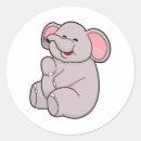 Search for funny elephants stickers Birthday