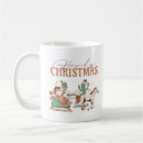 Recherche de père noël traîneau tasses Typographie