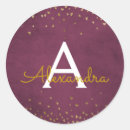 Search for red and gold foil stickers Bridal shower