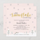 Search for gold silver baby shower invitations Winter wonderland