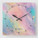Recherche de motif abstrait horloges Bleu