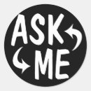 Recherche de information autocollants Noir