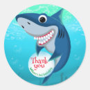 Search for shark birthday stickers Thank you