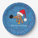 Search for dachshund christmas plates Cute