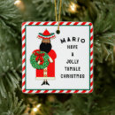 Search for mexican santa ornaments Feliz navidad