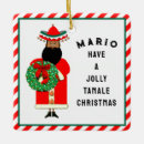Search for mexican santa ornaments Feliz navidad