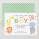 Search for monkey baby boy shower invitations Modern
