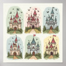 Recherche de château de conte de fées posters Pour enfants