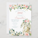 Search for spring 1st birthday invitations Pink