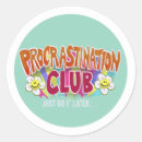 Search for funny procrastination stickers Retro