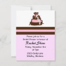 Search for chocolate bridal shower invitations Elegant
