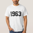 Search for born in the 60s tshirts 1963