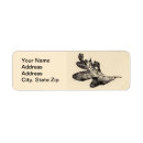Search for black and tan return address labels Leaves