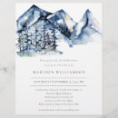 Search for blue mountain invitations Boho