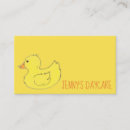 Search for ducky business cards Daycare