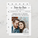 Search for vintage newspaper invitations Unique