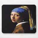 Search for vintage portrait mousepads Johannes vermeer