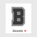 Search for b letter stickers Black and white