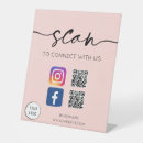 Search for social media qr code signs Minimalist