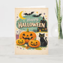 Search for haunted halloween cards Vintage