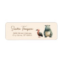 Search for hippo return address labels Wildlife