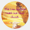 Search for lion lamb stickers Religion