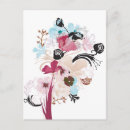 Search for artistic flower postcards Stylish