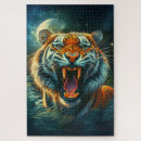 Search for cat painting puzzles Jungle