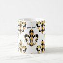 Search for fleur de lis mugs Gold