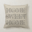 Search for home sweet home pillows Beige