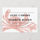 Recherche de crab wedding invitations Été