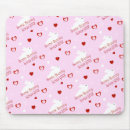 Search for pink bunny mousepads Valentine