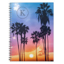 Search for sunset notebooks Initials