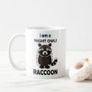Search for raccoon mugs Black and white