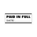 Search for paid rubber stamps Paid in full