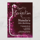 Search for wine 50th birthday invitations Aged to perfection