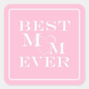 Search for best mom ever stickers Pink