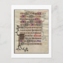 Search for parchment postcards Medieval