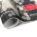 Search for holiday train wrapping paper Snow