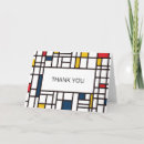 Recherche de mondrian vœux cartes Bleu