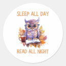 Search for funny reading stickers I love books