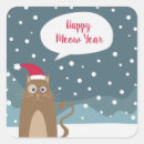 Search for new years cat stickers Snow