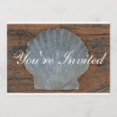 Search for sea shore invitations Seashell