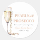 Search for brunch and bubbly stickers Pearls and prosecco