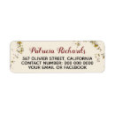 Search for splatter return address labels Elegant