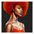 Search for red hair posters Black
